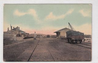 Vintage Postcard Charlton Railway Station Victoria 1900s