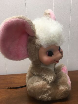 VINTAGE RUSHTON RUBBER FACE PLUSH MOUSE STUFFED ANIMAL DOLL With Tag 2