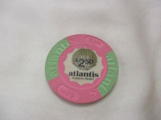Vintage Casino Chip $2.  50 1980 