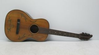 Vintage Acoustic Parlor Guitar - Parts,  Repair,  Display
