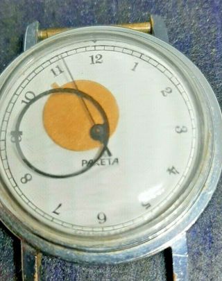 Ракета винтаж советские русские СССР мужские механические наручные часы Ракета К