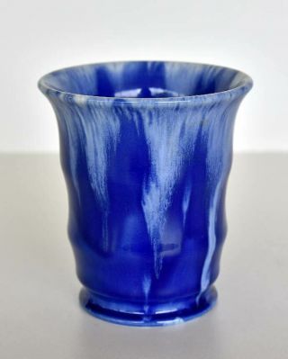 Vintage Bakewell Newtone Drip Glazed Vase Australian Pottery