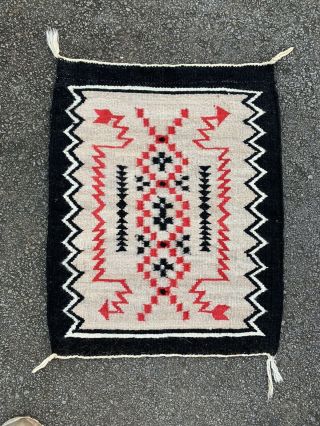 Antique Spiderwoman Native American Navajo Indian Rug Saddle Weaving Blanket
