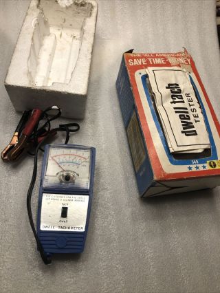 Vintage Rite Autotronics Dwell Tachometer Auto Mechanic Tool Model 549 Like