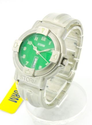 Storm Vintage Watch " Aqua Date " Green
