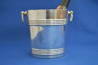 Art Deco Christofle Champagne Bucket - Ice - Wine Cooler - Silver Plate