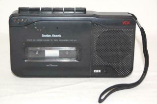 Vintage Radio Shack Voice Activated Cassette Tape Recorder Ctr 101