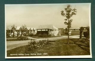 Northney Holiday Camp,  Hayling Island,  Rows Of Chalets,  Vintage Postcard