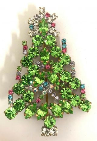 Vintage Style Hand Made A Pin Christmas Tree Husar.  D L - 121