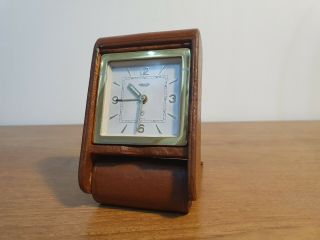 Vintage Jaeger (lecoultre) 8 - Day Travel / Desk Alarm Clock