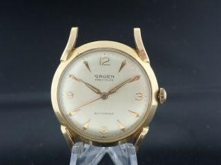 Vintage 550 Ss Gruen 17 Jewel Autowind Wrist Watch Good Balance Cal 1570