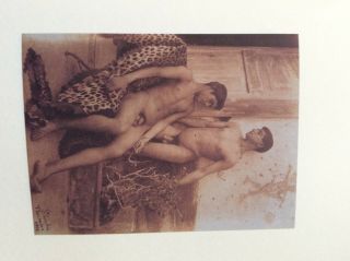 Taormina By Wilhelm Von Gloeden Vintage Male Gay Photos.  Slight Water Marks.