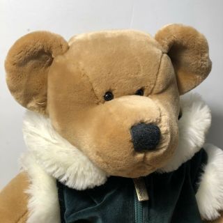 2001 Harrods Christmas Vintage Teddy Bear 30cm Foot Dated Collectable 3