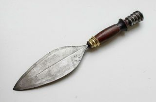 Gabon Old African Knife Ancien Couteau Kota Afrika Kongo Africa Dagger Poignard