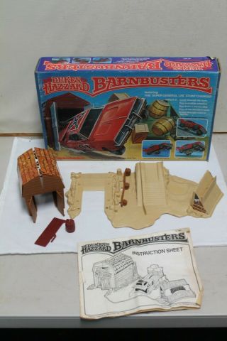 1981 Knickerbocker The Dukes Of Hazzard Barnbusters Set W/box Parts Vintage