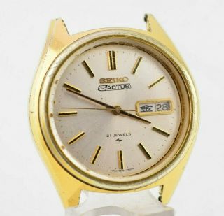 K587 Vintage Seiko 5 Actus Automatic Watch 7019 - 7060 Jdm Japan 17.  1