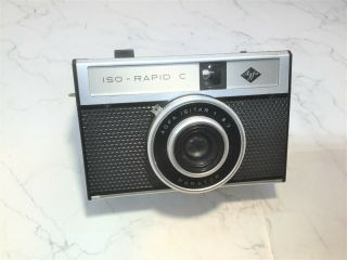Agfa Iso - Rapid C Vintage 35mm Rangefinder Camera 1960 