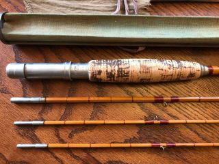 Ambercrombie And Fitch Yellowstone Special Bamboo Fly Rod 8 1/2 "