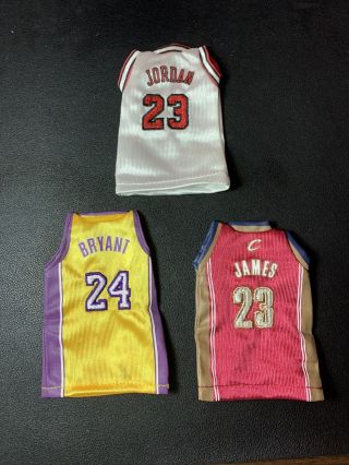 2007 - 08 Ultra Se Mini Jersey Michael Jordan,  Kobe Bryant,  Lebron James
