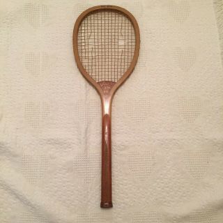 Antique Vintage Tennis Racket Racquet Wright & Ditson - The Hub - 1894 - 1908