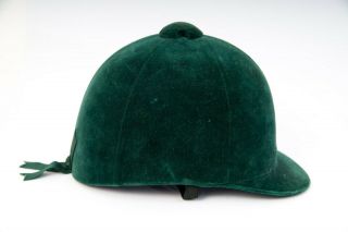 Vintage Christy Beaufort Incorporating Percy Jones Green Riding Hat Helmet 7 57