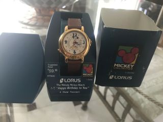 Lorus Mickey Unlimited Melody Watch Happy Birthday To You 2