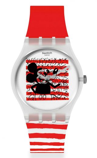 Swatch X Keith Haring X Disney Mouse Mariniere