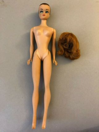 1963 Fashion Queen Barbie Doll With Titian Wig Vintage 60 
