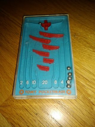 Vintage Tomy Pocket Mate Turn " N " Tilt Game Fun