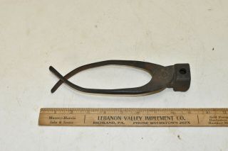 L477 - Antique Civil War Era Large Caliber Bullet Mold Hand Forged Tool 6