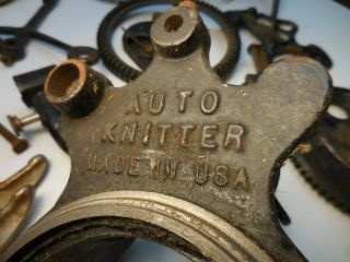 ANTIQUE / VINTAGE SOCK KNITTING MACHINE PARTS,  AUTO KNITTER,  PARTS ACCESSORIES 2