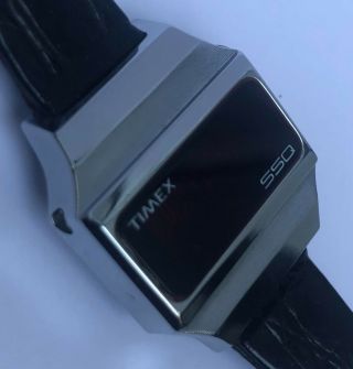 ULTRA RARE VINTAGE LED RED FACE TIMEX EARLY 1970s F CELL SSQ MINTY 3