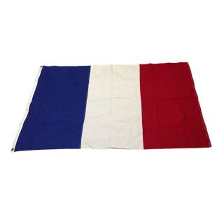Vintage France Ajax Paramount Flag Co.  100 Cotton 3’ X 5’