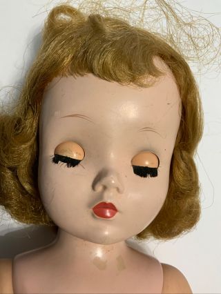 Vintage Madame Alexander Doll Cissy Blonde TLC Body Pretty Head & Hair 9 2