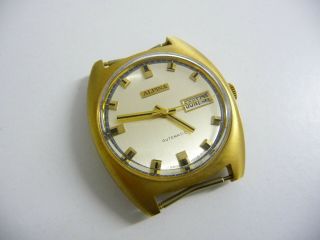 Rare Vintage Alpina Wrist Watch Head; 1960 
