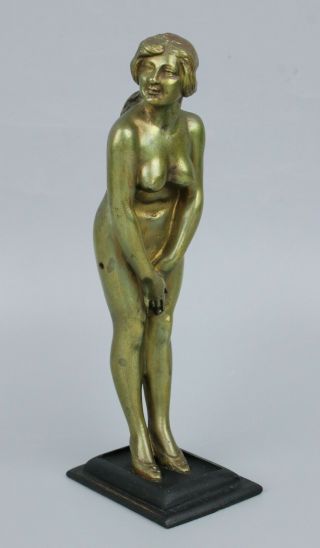 Antique French Bronze Art Deco " Nude Woman " Worldwide
