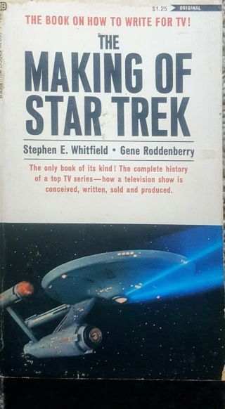 The Making Of Star Trek - Whitfield/roddenberry - Vintage Paperback 1974