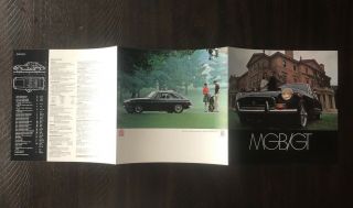 Vintage 1970 Mg Austin Mgb Gt Sales Brochure - Usa Print