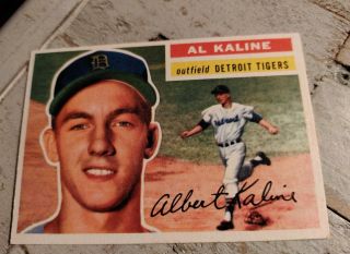 1956 Topps 20,  Al Kaline,  Detroit Tigers