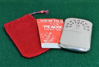 Vintage Peacock Standard Pocket Warmer Made In Japan
