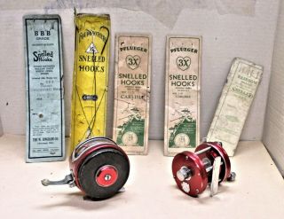 Antique,  Vintage Fishing Gear,  Reels,  Hooks