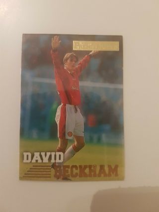 David Beckham Rookie Card Premier Gold 96/97 Manchester United