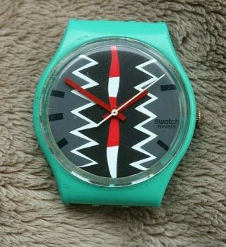 Swatch Watch Rare Tonga Rare 1986 Vintage 80 