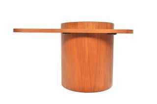 Vintage 60s Teak MARTINI Side Table by RS Associates for 1967 EXPO MCM Space Age 5