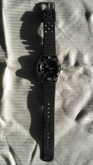 Seiko Alba AEFD530 Solar Men ' s ISO Diver Watch 38mm V147 3