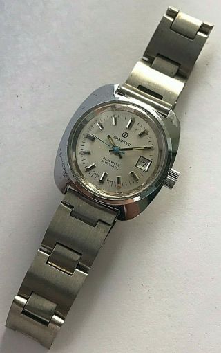 Vintage Candino Swiss Automatic Stainless Steel Mens Watch,  Eta 2671,  Con.