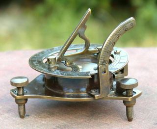 Antique Brass Astrolabe Compass Vintage Marine Antique Finish Decor Item