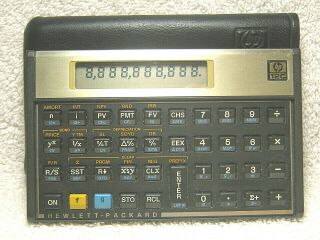 Vintage Hewlett Packard Hp 12c Financial Programmable Calculator W/ Soft Case
