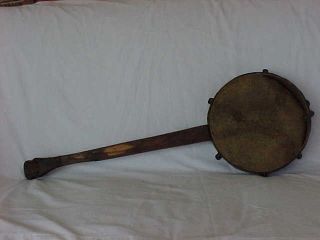 Antique {primitive] Hand Made 5 String Banjo As Found
