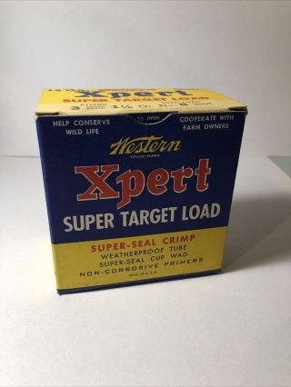 Western Xpert Trap Load 12 Gauge Empty Shotgun Shell Box